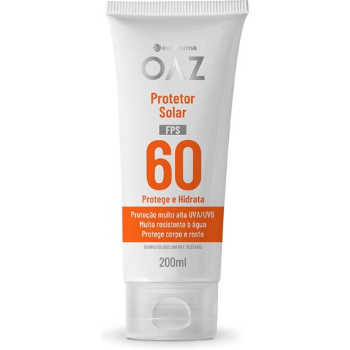 Protetor Solar FPS60 OAZ Creme 200mL