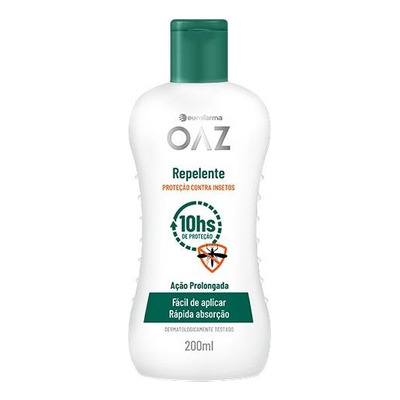 Repelente Adulto 10H de proteção Oaz 200ml