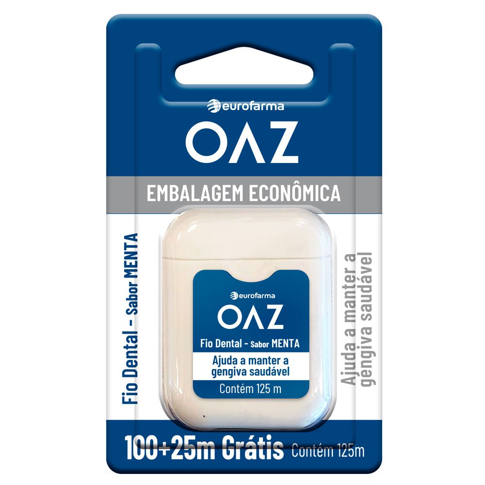 Encontraproduto.com.br - FIO DENTAL OAZ 100+25M MENTA