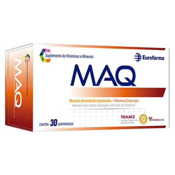 Suplemento de Vitaminas e Minerais Maq 30 Comprimidos