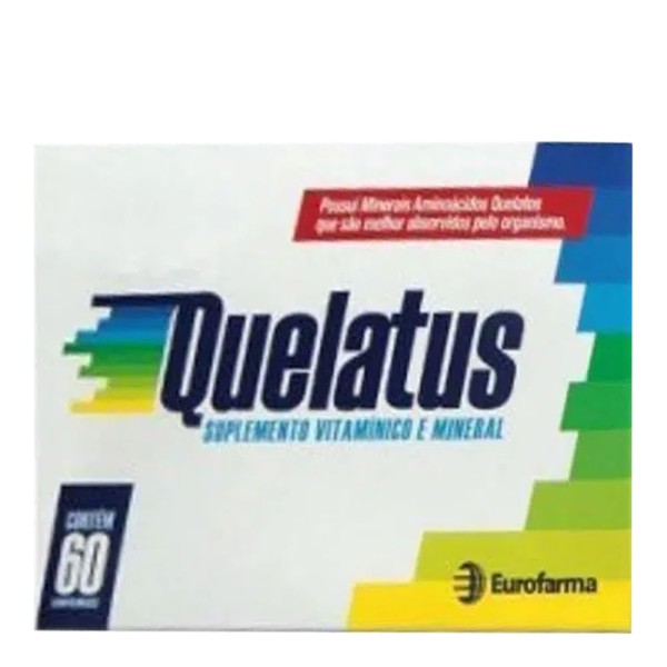 Encontraproduto.com.br - Suplemento Vitamínico Quelatus 60 Comprimidos Revestidos