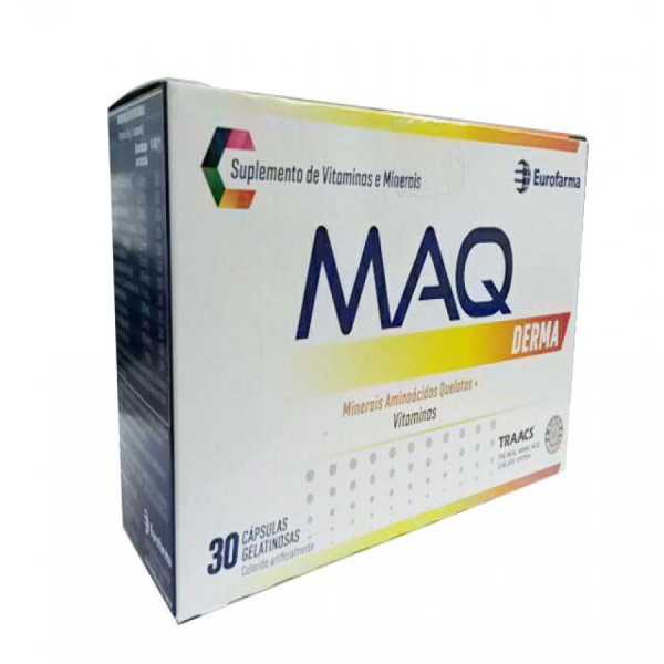 Encontraproduto.com.br - Maq Derma Suplemento Vitaminico 30 capsulas