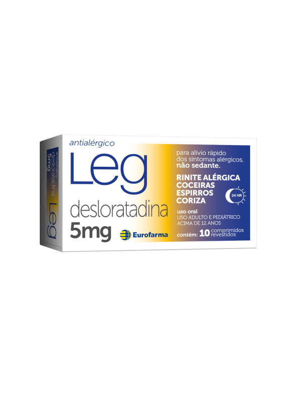 Encontraproduto.com.br - Leg 5mg com 10 Comprimidos - Eurofarma