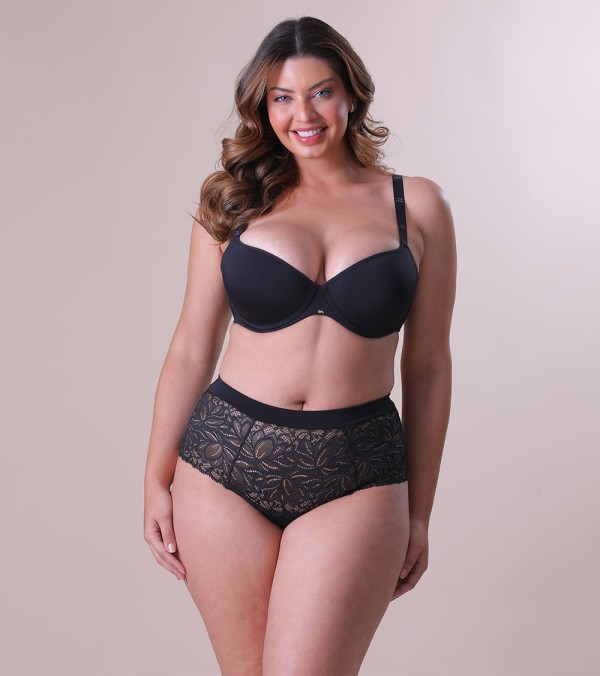Encontraproduto.com.br - Calcinha Hot Panty Confidence 50870 Liz super black