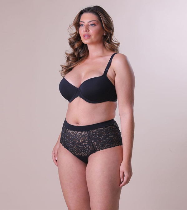 Encontraproduto.com.br - Calcinha Hot Panty Confidence 50870 Liz super black