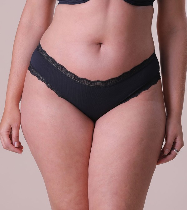 Encontraproduto.com.br - Calcinha Tanga Asa Delta Dayluxe 50926 Liz Preto