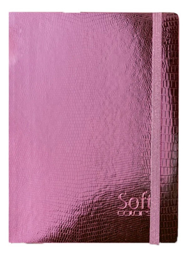 Encontraproduto.com.br - Agenda Anual Costurada Soft Colors 168 Folhas - Sortido - São Domingos