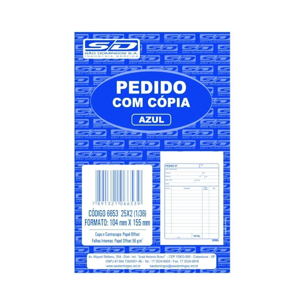 Encontraproduto.com.br - PEDIDO MULTIVIAS 1/36 50FLS SAO DOMINGOS