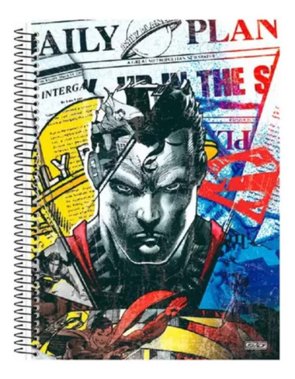 Caderno Universitário 160 folhas Superman - São Domingos