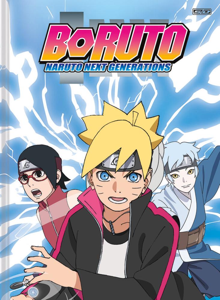 Caderno Linguagem Brochura 80 Folhas Capa Dura Boruto
