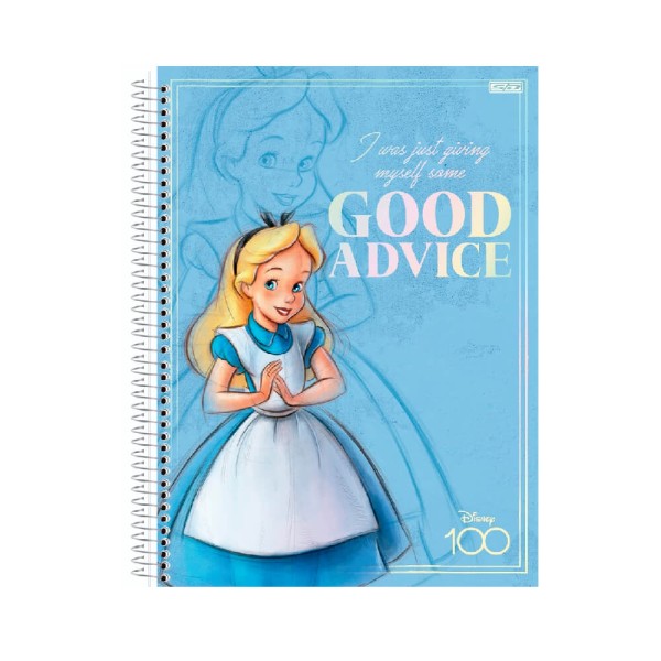 Encontraproduto.com.br - Caderno Universitário 1 Matéria 80f Disney 100 Sortido - SD