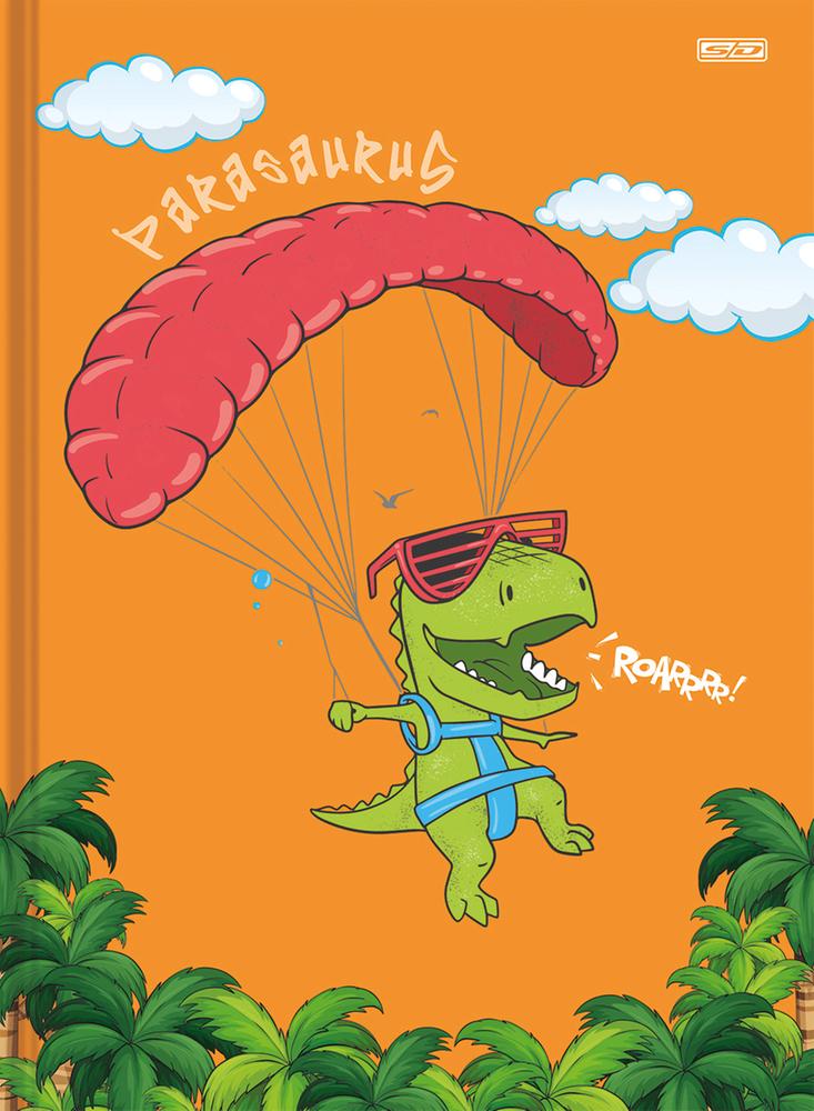 Caderno Linguagem Brochura 80 Folhas Capa Dura Saurus