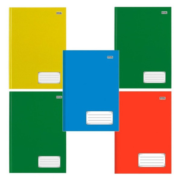 Encontraproduto.com.br - Caderno Brochura 1/1 Capa 96 Folhas Kbom Verde - São Domingos