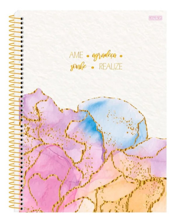 Caderno Universitário 1 Matéria Capa Dura Mulher 80 Folhas - Sortido - São Domingos