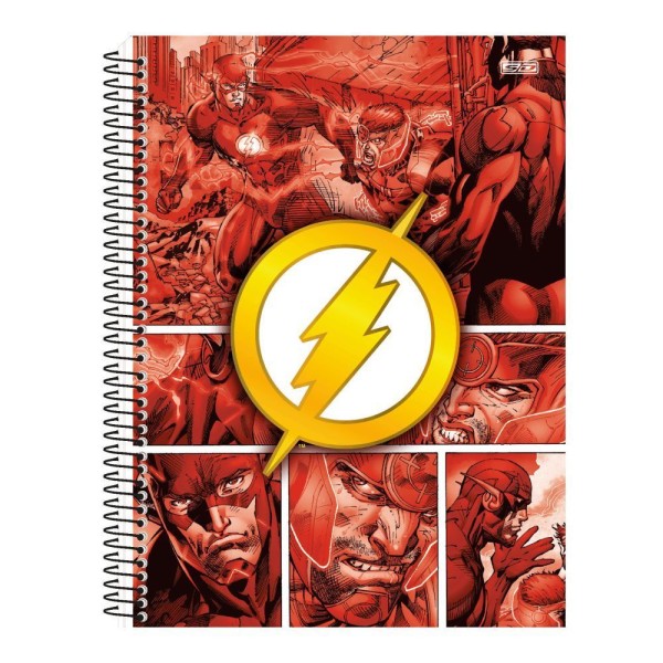 Encontraproduto.com.br - Cad Uni 1x1 80fls Sd The Flash C/ B/a C/4
