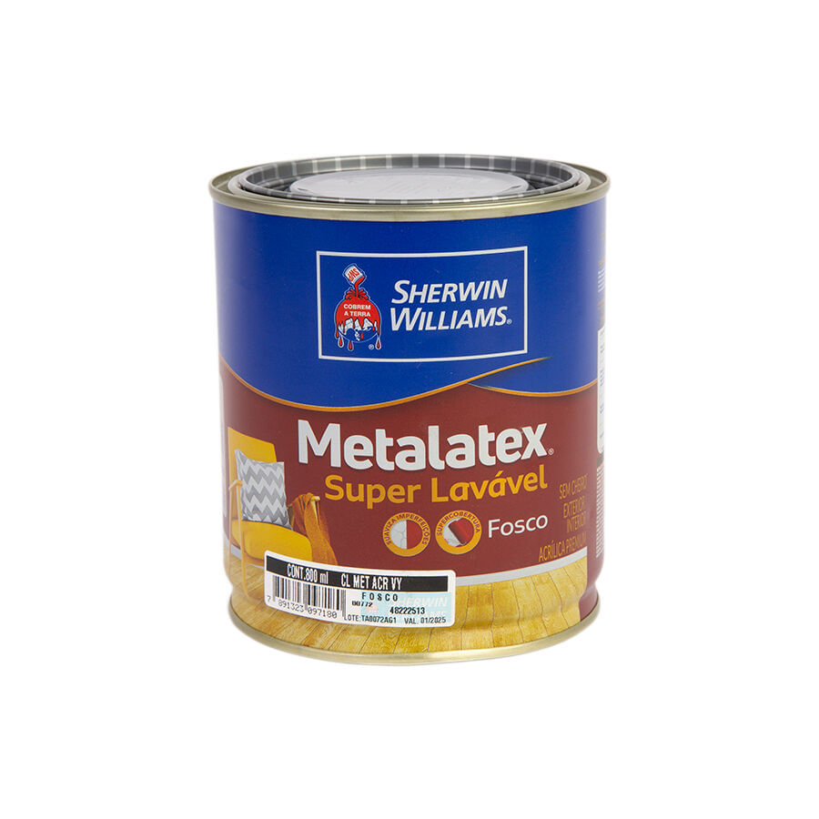 Encontraproduto.com.br - Tinta Sherwin Williams Metalatex Premium 3,6L Palha Fosco