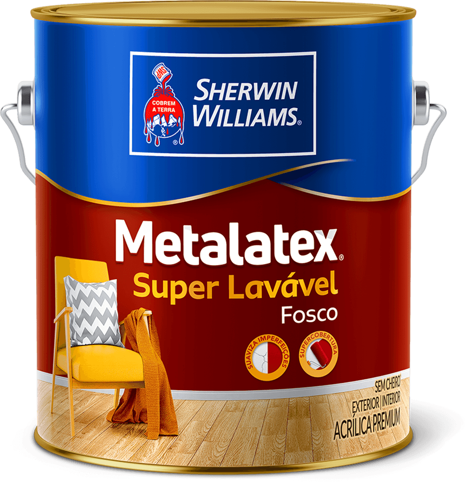 Encontraproduto.com.br - Tinta Sherwin Williams Metalatex Premium 3,6L Palha Fosco