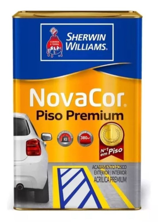 Encontraproduto.com.br - Tinta para piso Novacor Azul (Lata 18L) - Sherwin Williams