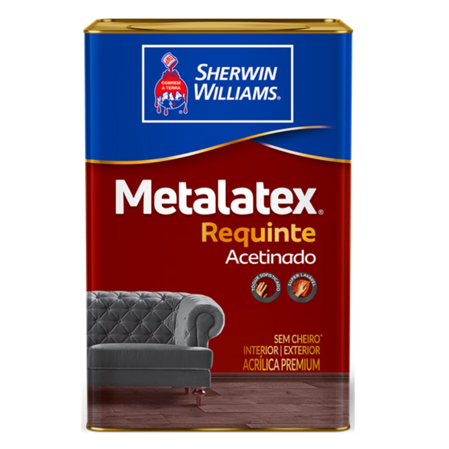 Encontraproduto.com.br - Tinta Sherwin Williams Requinte Premium 18L Branco Acetinado