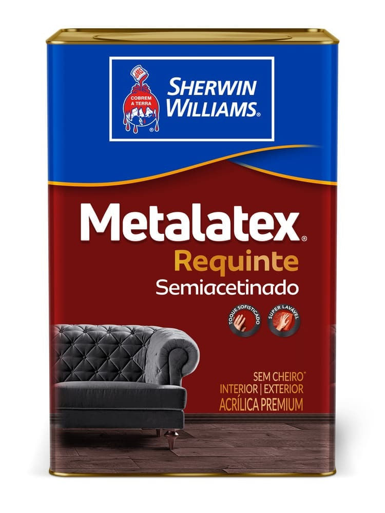 Encontraproduto.com.br - Tinta Sherwin Williams Requinte Premium 18L Branco Acetinado