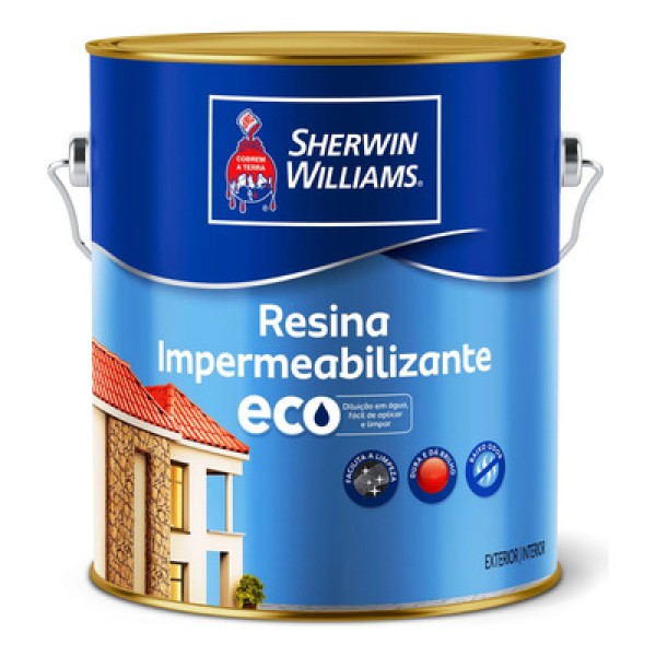 Tinta Acrílica Premium Sherwin-Williams Metalatex Eco Telha Térmica Brilhante Cerâmica Ônix 3,6L - 7285001