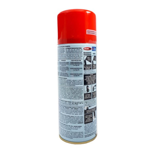 Encontraproduto.com.br - Tinta Spray Colorgin Uso Geral Vermelha 400ML
