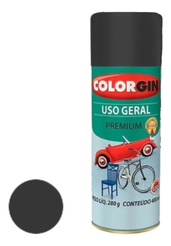 Encontraproduto.com.br - Tinta Spray Colorgin Uso Geral Premium Cinza Placa - Sherwin Williams