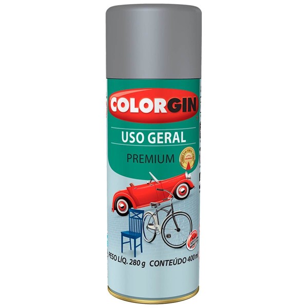 Encontraproduto.com.br - Spray Colorgin Uso Geral Premium Primer Rapido Cinza