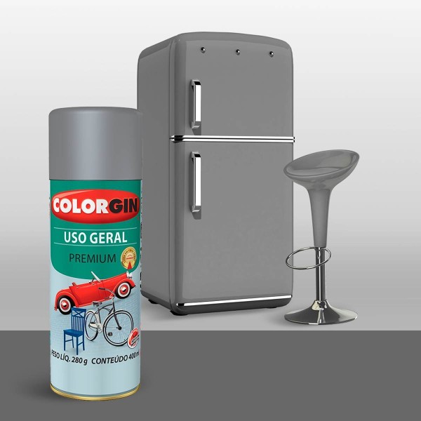 Encontraproduto.com.br - Spray Colorgin Uso Geral Premium Primer Rapido Cinza