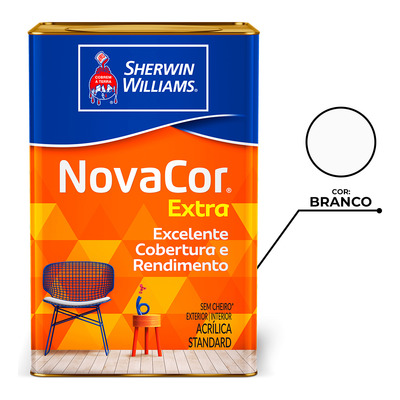 Tinta Acrílica Novacor Cobre Mais Standard Fosco 18l - Sherwin-Williams