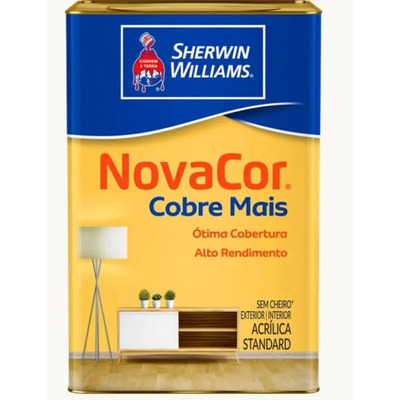 Tinta Standard Acrílica Fosco Novacor Cobre Mais Pérola 18L