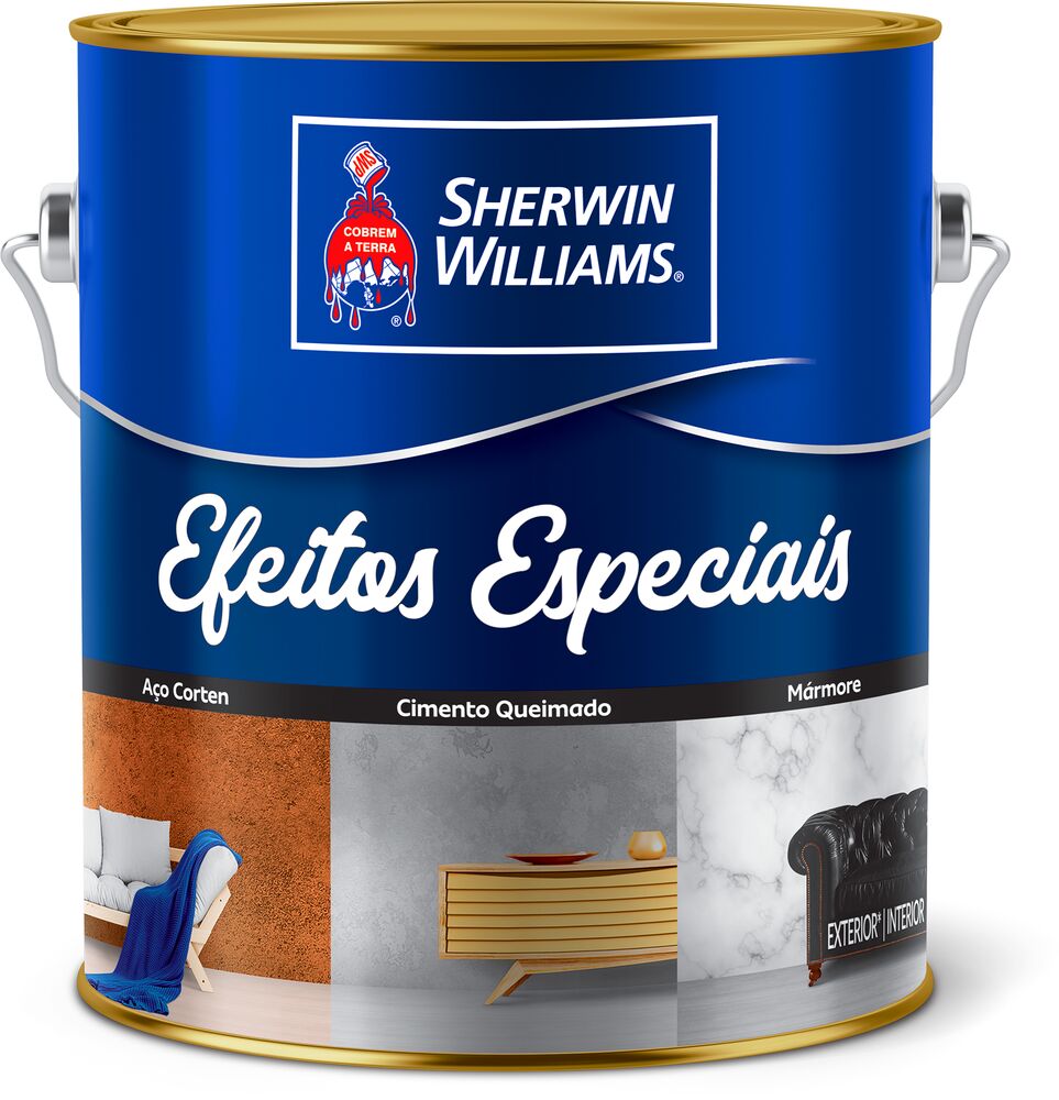 Textura Acrílica Sherwin Williams Efeitos Especiais Mármore 3,6L