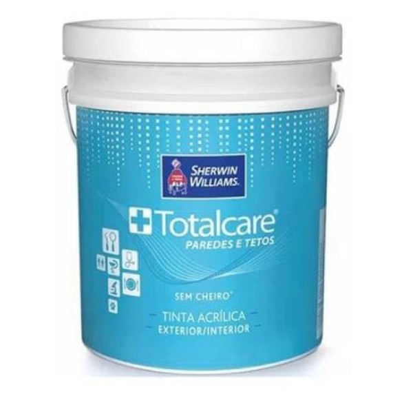 Encontraproduto.com.br - Tinta Acrílica Hospitalar TotalCare Paredes e Tetos Sherwin Williams 16L - branco