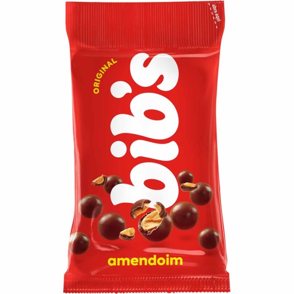 Chocolate Bibs Original Amendoim 40g - Neugebauer