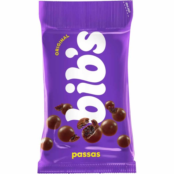 Chocolate Bibs Original Passas 40g - Neugebauer