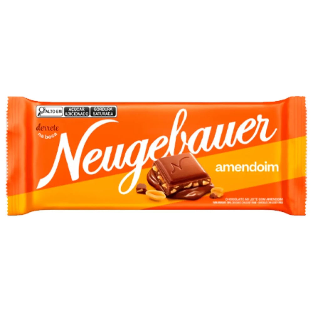 Encontraproduto.com.br - Chocolate Neugebauer Amendoim Pacote com 80g