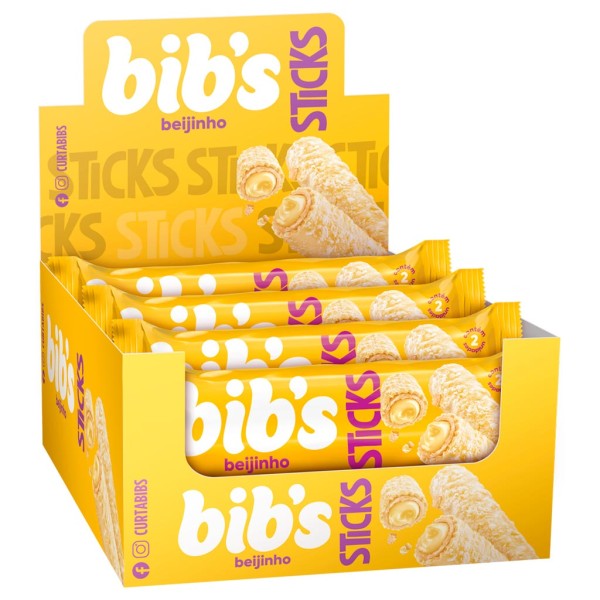 Chocolate Bibs Stick Beijinho c/16 - Neugebauer