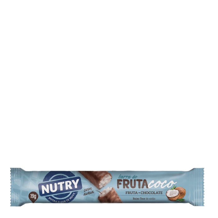 Encontraproduto.com.br - Barra de Fruta Nutry Coco com Chocolate Unidade com 19g