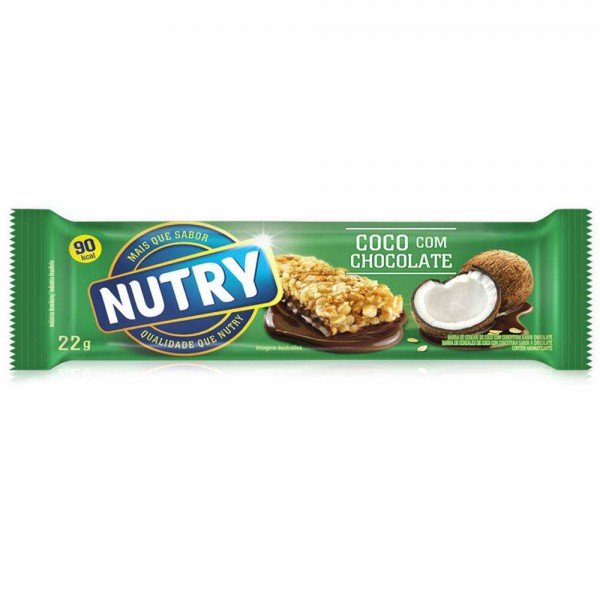 Encontraproduto.com.br - Barra de Cereal  Nutry Coco com Chocolate 22g