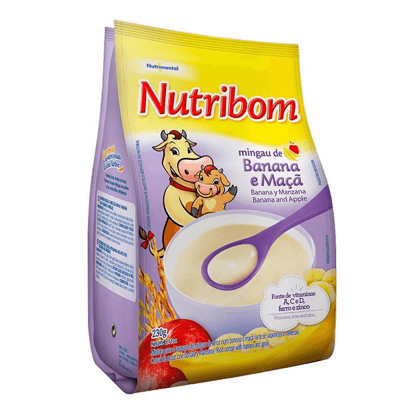 Encontraproduto.com.br - MINGAU NUTRIBOM SACHE 180G BANANA E MACA