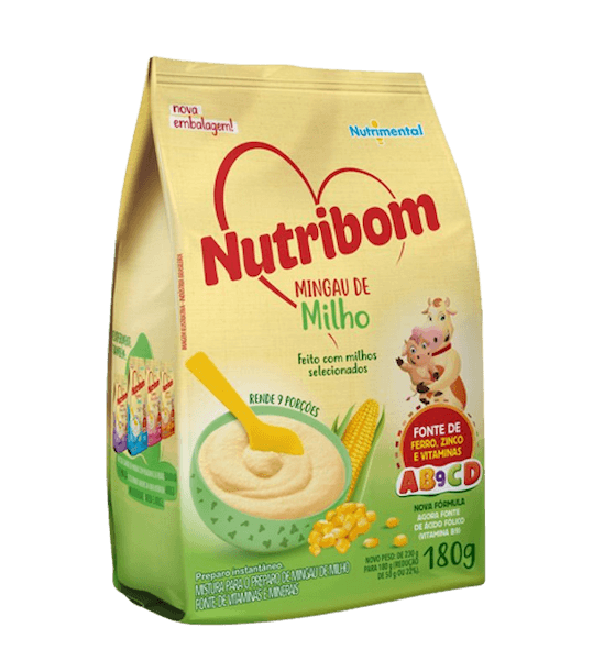 MINGAU NUTRIBOM SACHE 180G MILHO