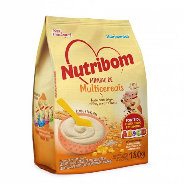 Encontraproduto.com.br - MINGAU NUTRIBOM SACHE 180G MULTICEREAIS