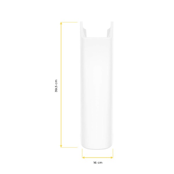 Encontraproduto.com.br - Coluna Para Lavatório Thema/Suite Branco Incepa Louças
