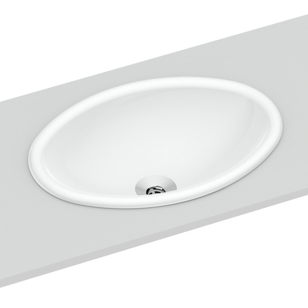 Encontraproduto.com.br - Cuba Incepa Sobrepor Oval 435x310 SMSL 01 Branco 1101480017100