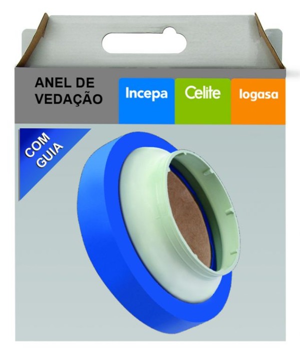 Encontraproduto.com.br - Anel de Vedação com Guia para Bacia Celite