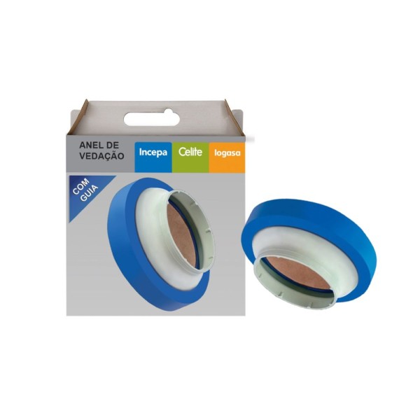 Encontraproduto.com.br - Anel de Vedação com Guia para Bacia Celite