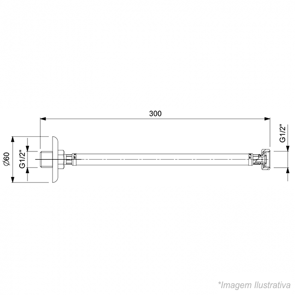 Encontraproduto.com.br - Ligação Flexivel em Aço Inox | 30CM - Celite