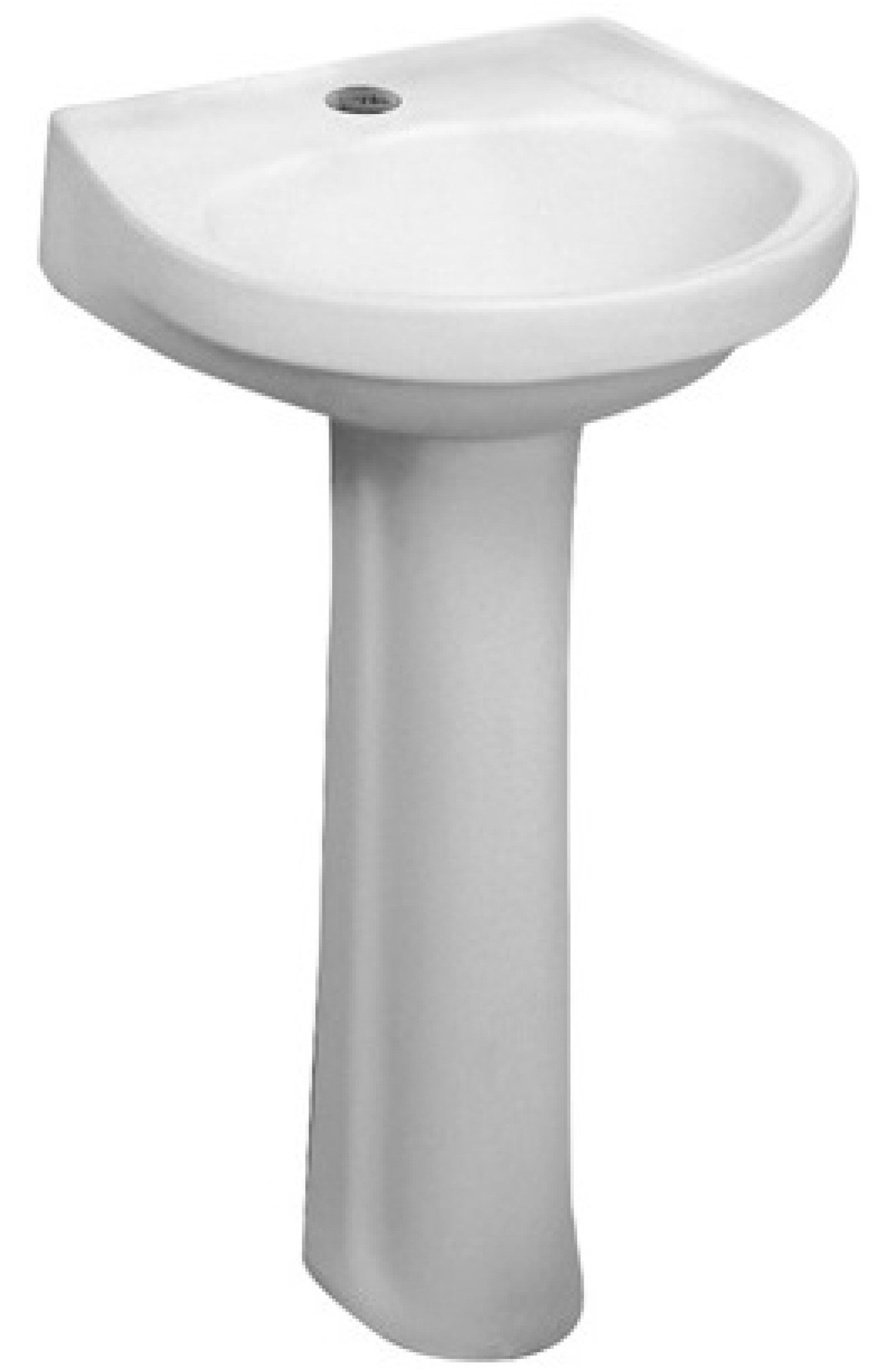 Encontraproduto.com.br - Lavatório Incepa Zip 47x42,5 01 Branco (sem Coluna)