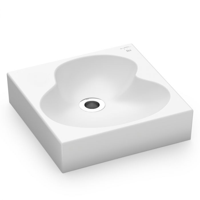 Cuba de Apoio de 41cm  Ruy Ohtake Ref. A327A14000 Branco Roca