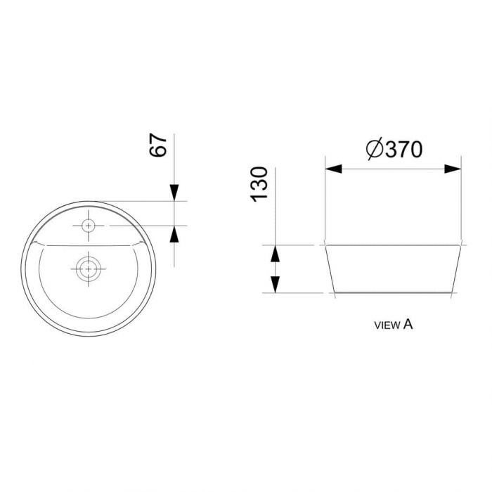 Encontraproduto.com.br - Cuba de Apoio 370mm com Mesa Optica CR37 Branco - Roca - A327B13000 - Unitário